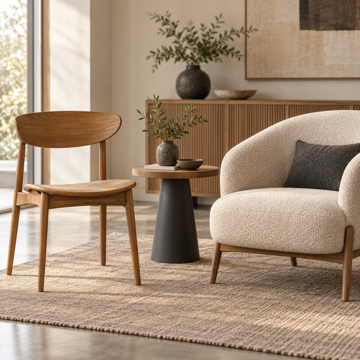 Modern wooden furniture